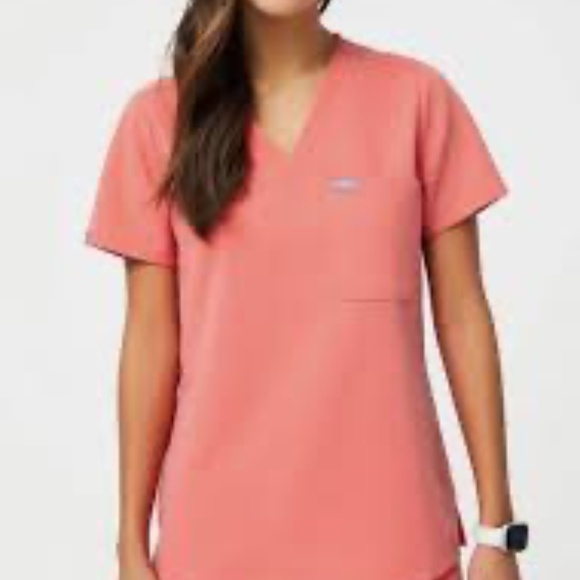 Figs Coral Catarina XXS and Yola XXS Regular Waist / Length Scrub Set - Picture 1 of 9